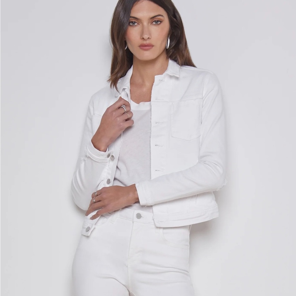 Women's White Denim Jacket